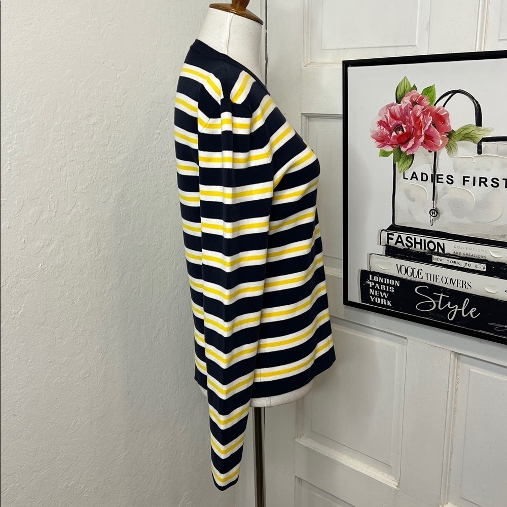 Michael Kors Collection Multicolor Striped Top Size L - Picture 2 of 8